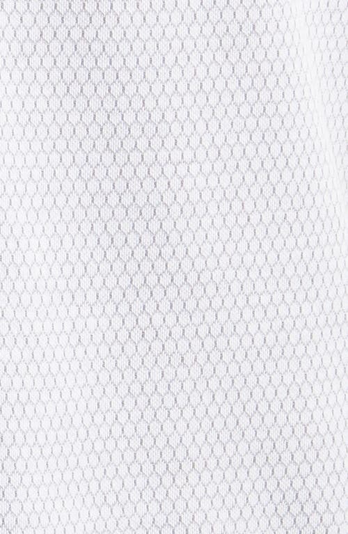 Robert Barakett Campbell Knit Short Sleeve Button-up Shirt In Gray