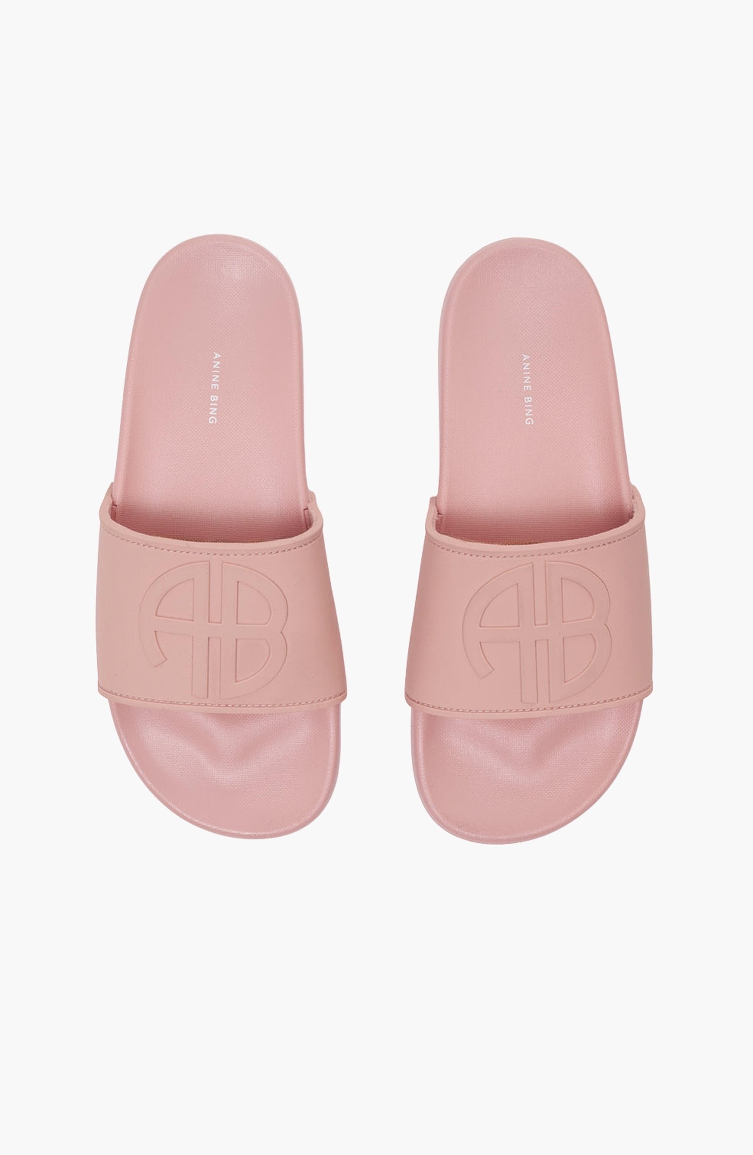 ANINE BING Isla Slides, Alternate, color, Blush