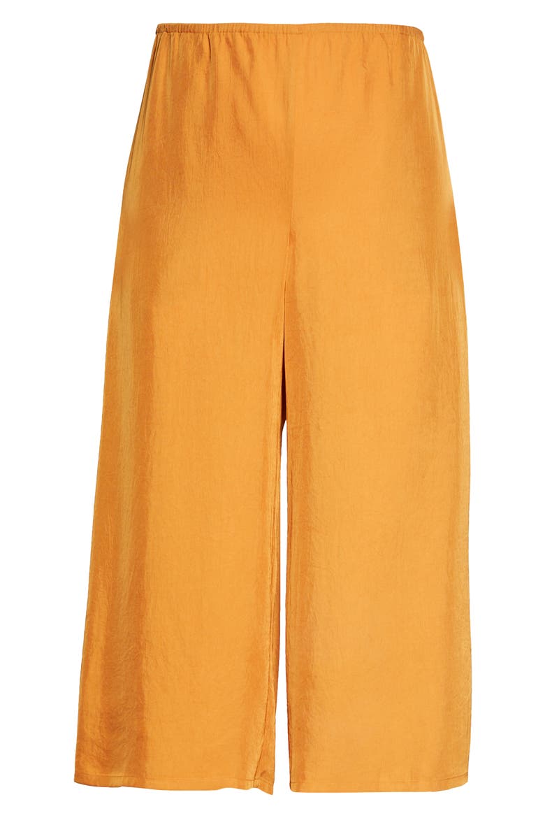 Pull-On Culottes, Alternate, color, DARK GINGER