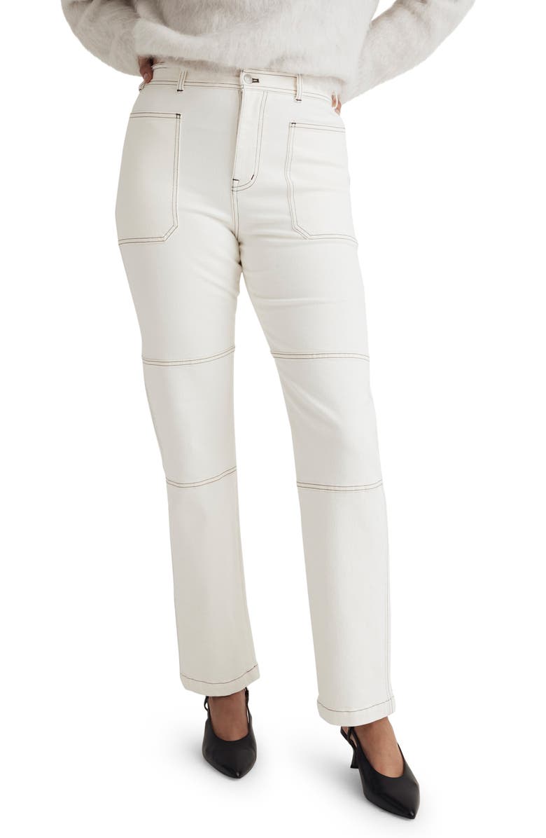 Madewell The '90s Straight Cargo Jeans, Main, color, Lighthouse