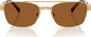 Miu Miu 56mm Rectangle Sunglasses