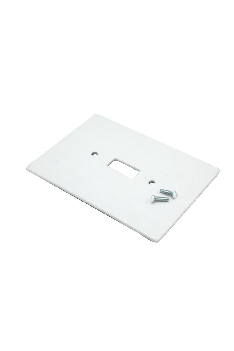 Preserver and Rope Ceramic Single Toggle Switchplate Cover, Alternate, color, Blue