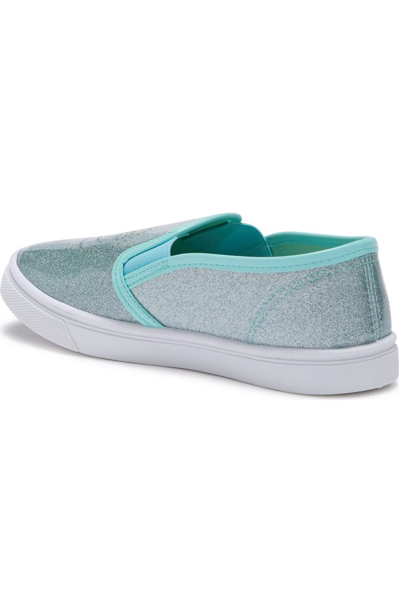 OLIVIA MILLER Perforated Glitter Slip-On Sneaker, Alternate, color,