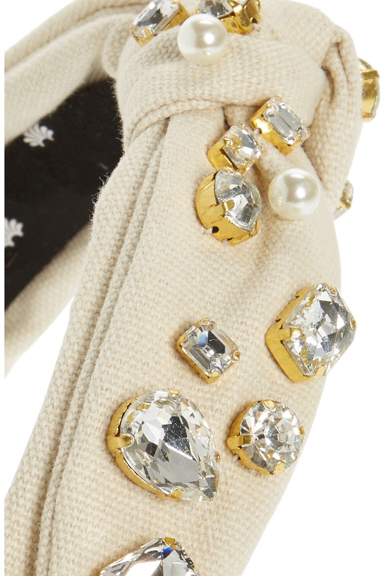 x Atlantic Pacific Embellished Headband, Alternate, color, IVORY
