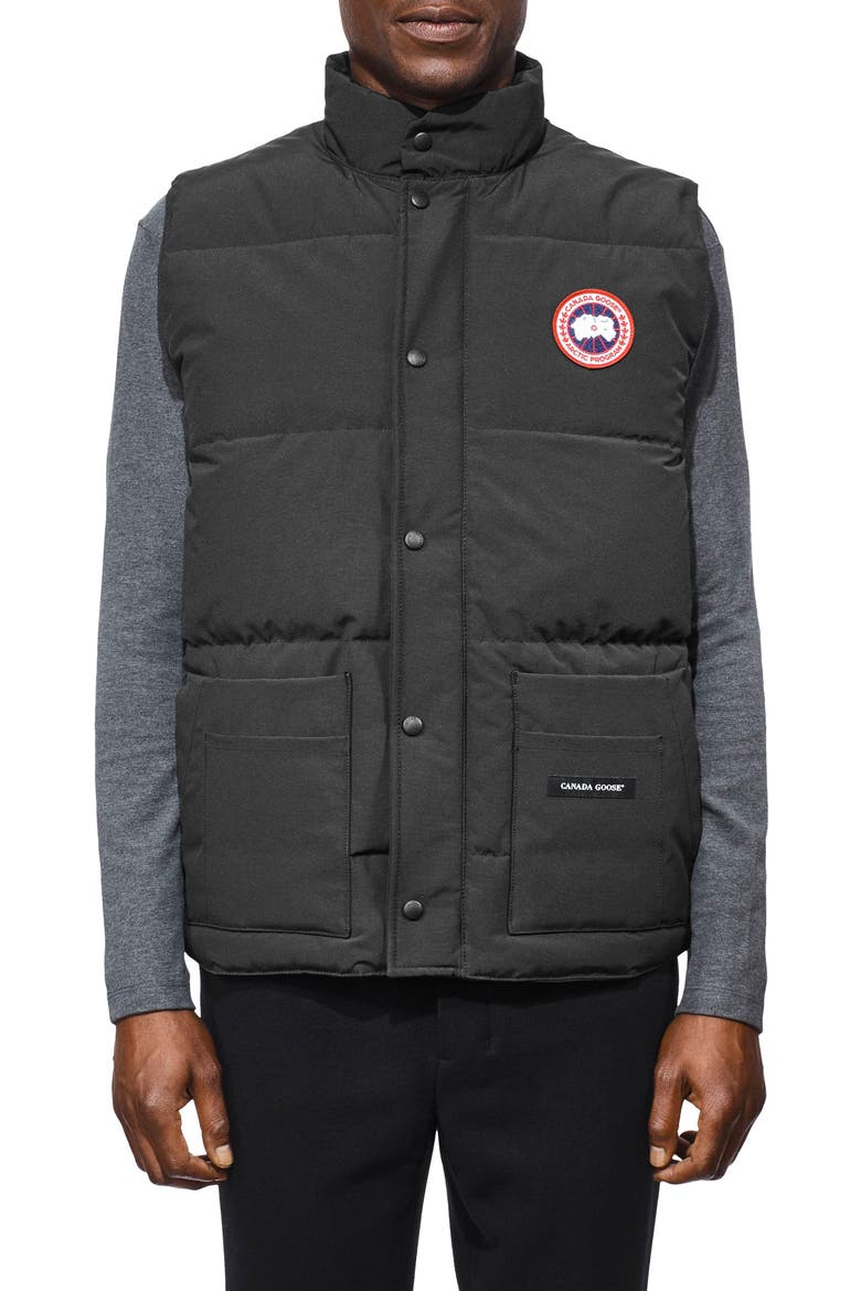 Freestyle Regular Fit Down Vest, Main, color, GRAPHITE