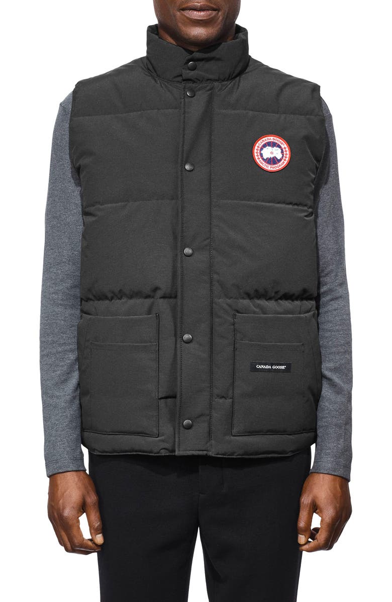 Canada Goose Freestyle Regular Fit Down Vest, Main, color, Graphite