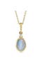  Moonstone, Yellow Gold