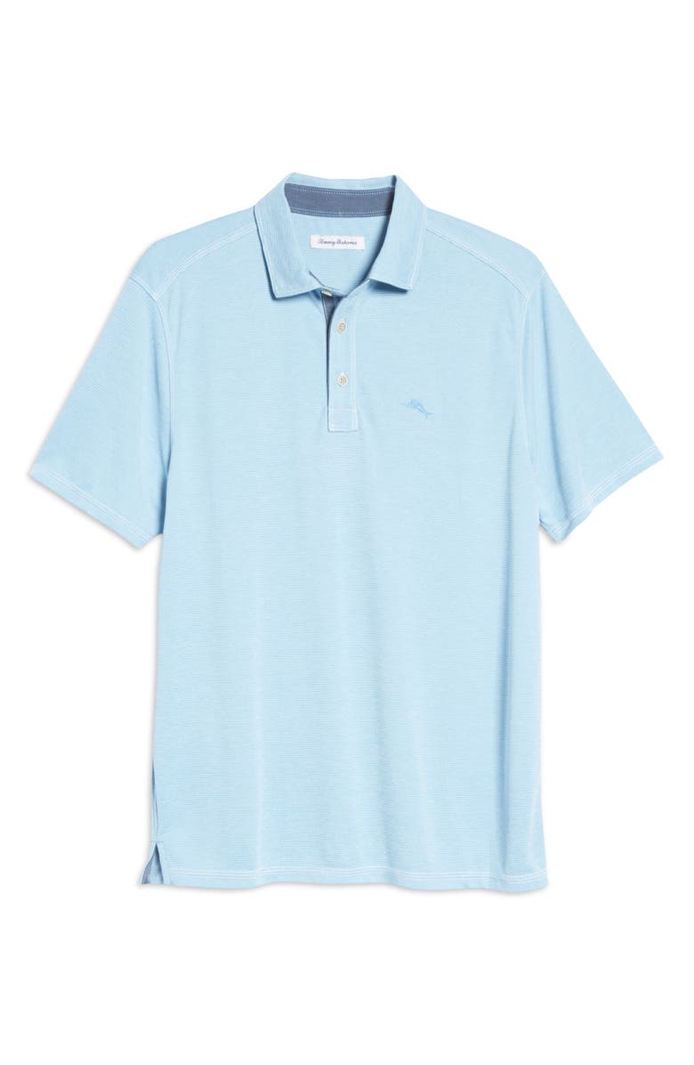 Tommy Bahama Paradiso Cove Short Sleeve Polo, Alternate, color, Chambray Blue