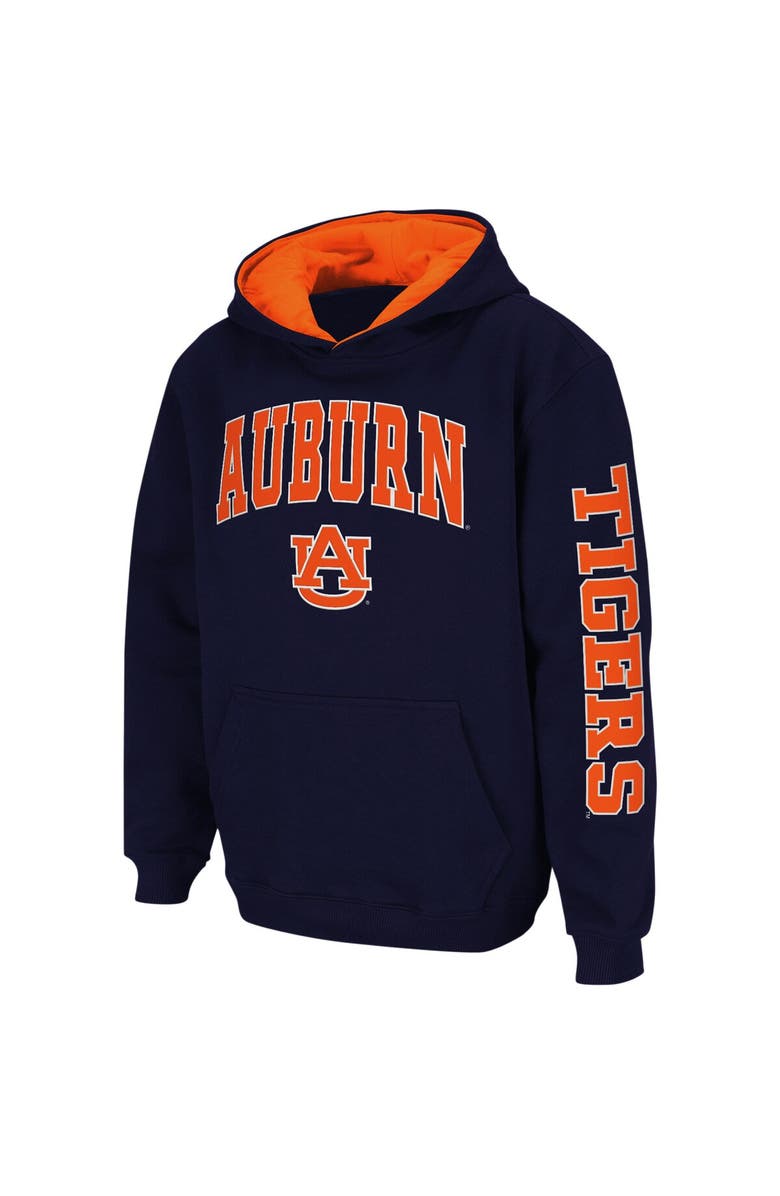 COLOSSEUM Youth Colosseum Navy Auburn Tigers 2-Hit Team Pullover Hoodie, Alternate, color, Navy