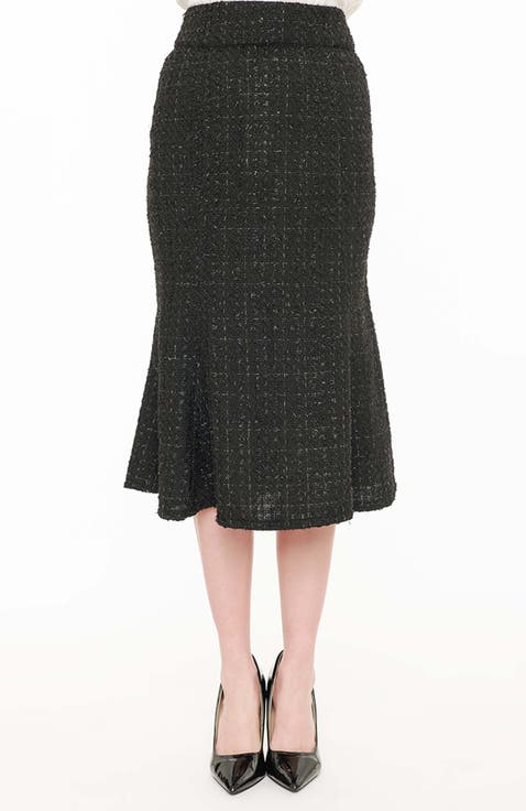 Tweed Tina Trumpet Skirt