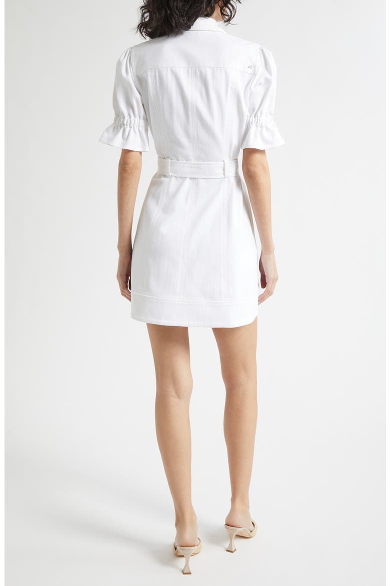 Holly Denim Shirtdress, Alternate, color, WHITE