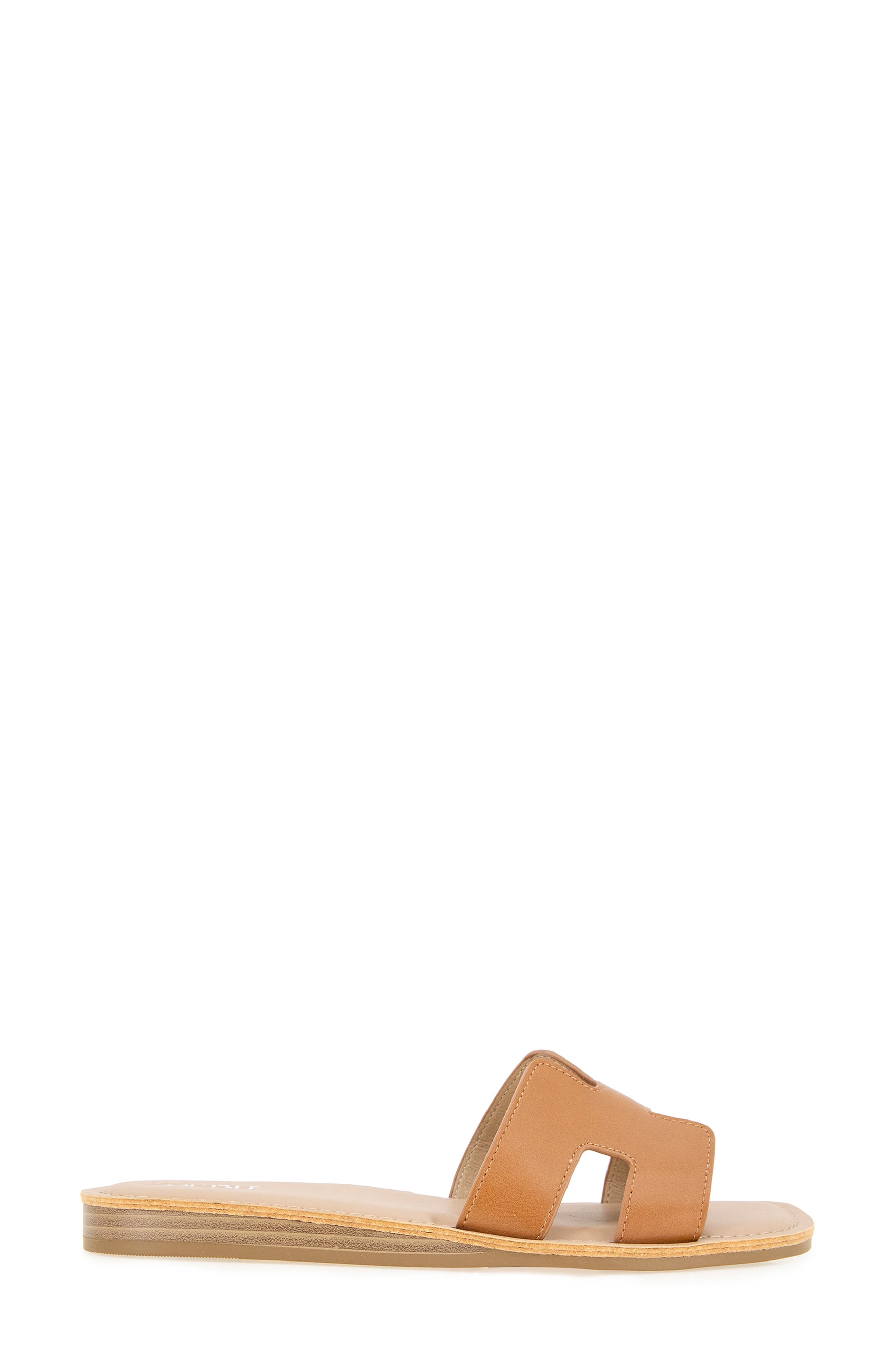 Leona Slide Sandal, Alternate, color, WHISKEY