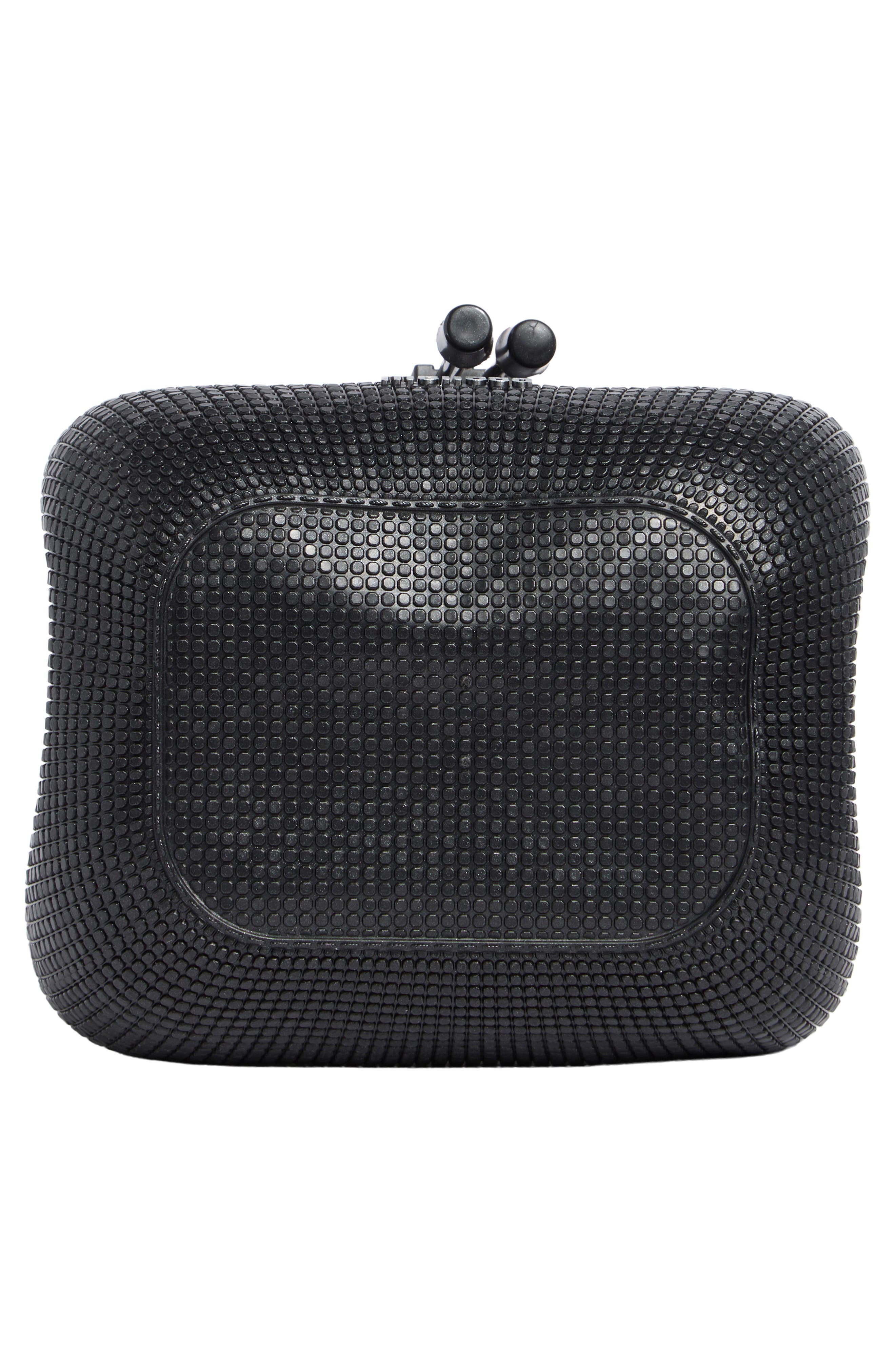 Lux Crossbody Bag, Alternate, color, METALLIC BLACK