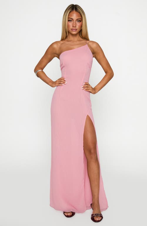 Princess Polly Kiss Of Life Chiffon Gown In Pink