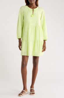 Tommy Bahama Coastalina Long Sleeve Tiered Minidress