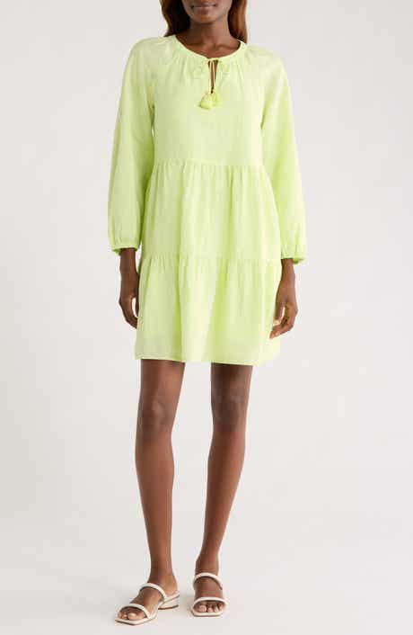 Tommy Bahama Coastalina Long Sleeve Tiered Minidress