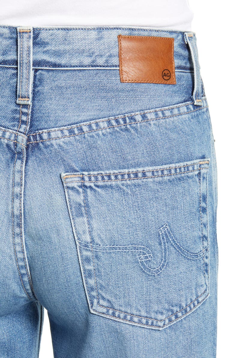 AG Etta High Waist Crop Wide Leg Jeans, Alternate, color, 