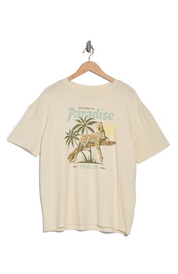 HURLEY HURLEY WELCOME TO PARADISE BOYFRIEND TEE