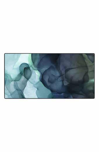 Deny Designs Utart Night Blue Flowing Art Desk Mat