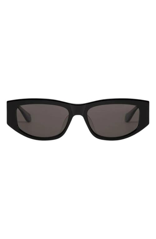 Mohala Eyewear Kalia 55mm Low Bridge Wide Width Polarized Oval Sunglasses