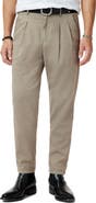 John Varvatos Kian Pleated Carrot Fit Pants
