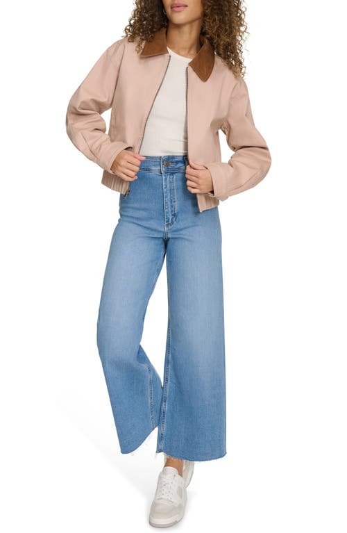 Levi's Laydown Collar Jacket In Light Pink
