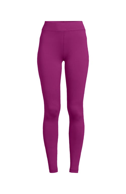 Lands' End Baselayer Cozy Thermaskin Pants In Purple