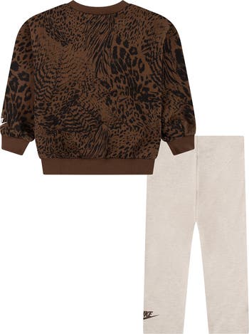 Kids' Home Swoosh Sweatshirt & Sweatpants Set