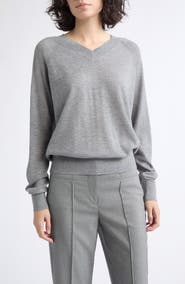 Reiss Paris V-Neck Merino Wool Sweater