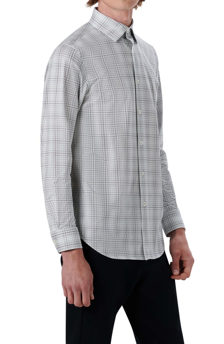 Bugatchi OoohCotton<sup>®</sup> Check Button-Up Shirt, Alternate, color, 