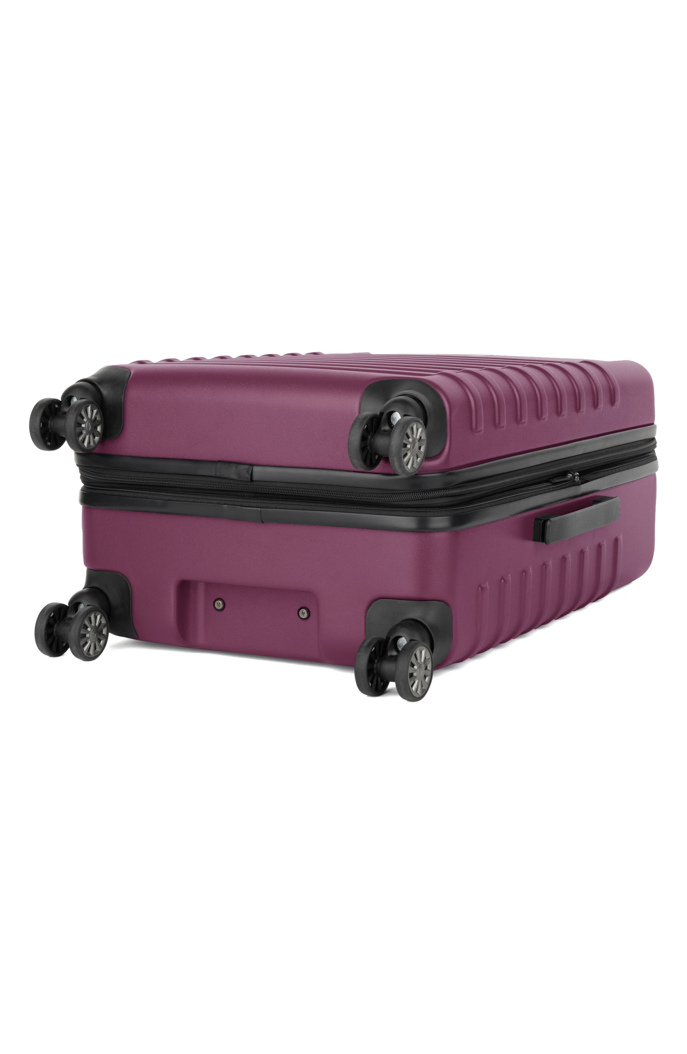 TRAVELPRO Rollmaster<sup>™</sup> 2 24-Inch Expandable Medium Checked Hardside Spinner Suitcase, Alternate, color, Dark Magenta Matte