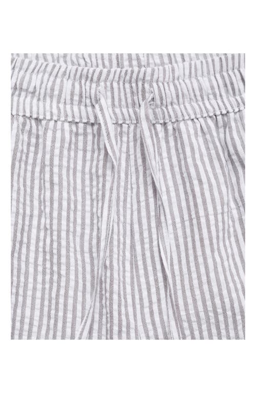 Mango Two-piece Stripe Short Pajamas