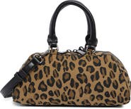BCBG Leopard Print Satchel Bag