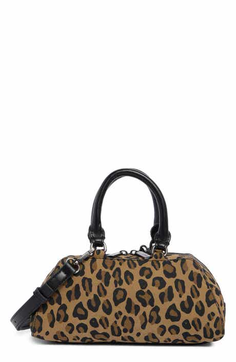 Leopard Print Satchel Bag