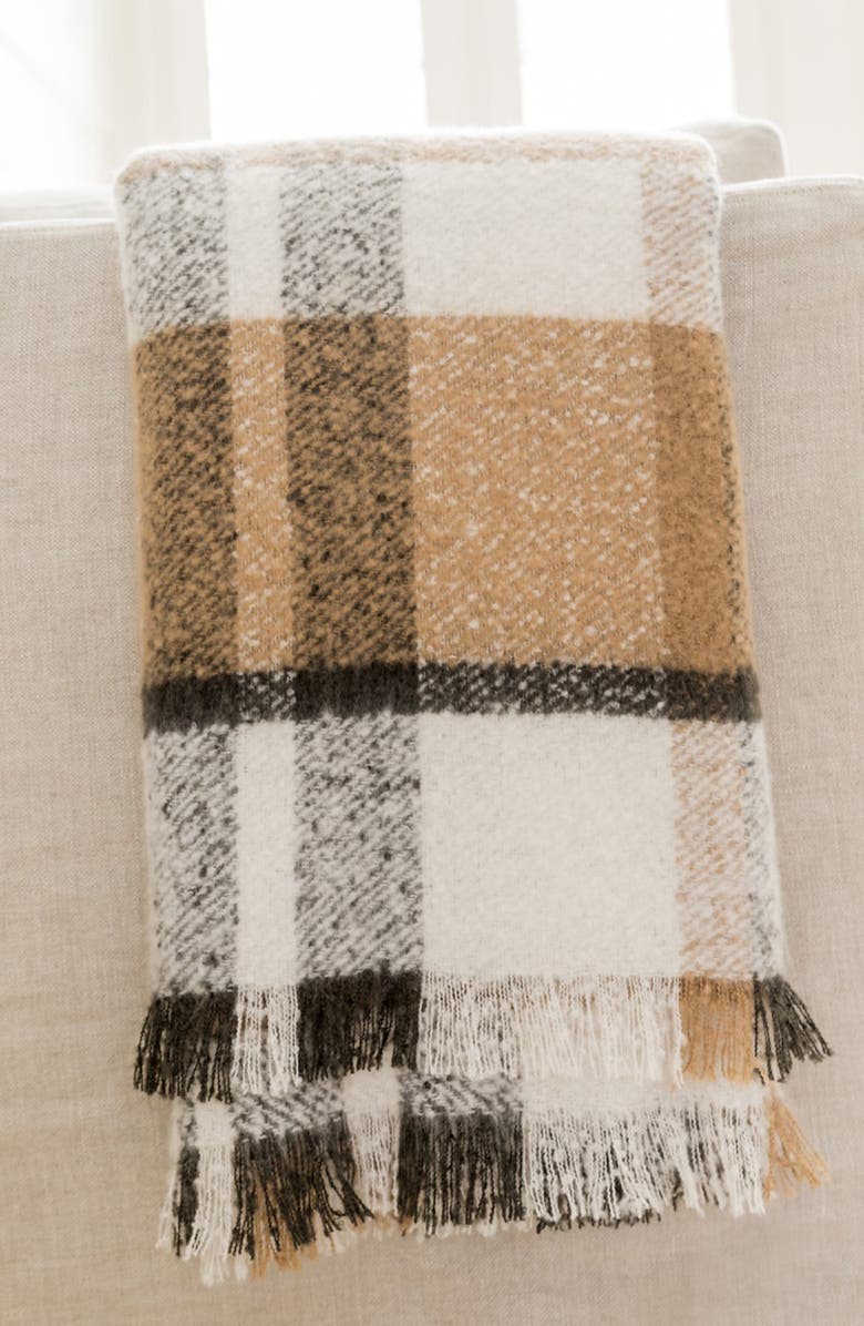 Rachel Parcell Lawson Plaid Throw Blanket, Alternate, color,