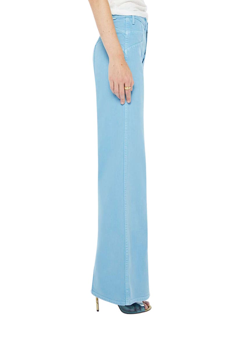 The Sunny Hustler Roller Sneak High Waist Wide Leg Jeans, Alternate, color, HERITAGE BLUE