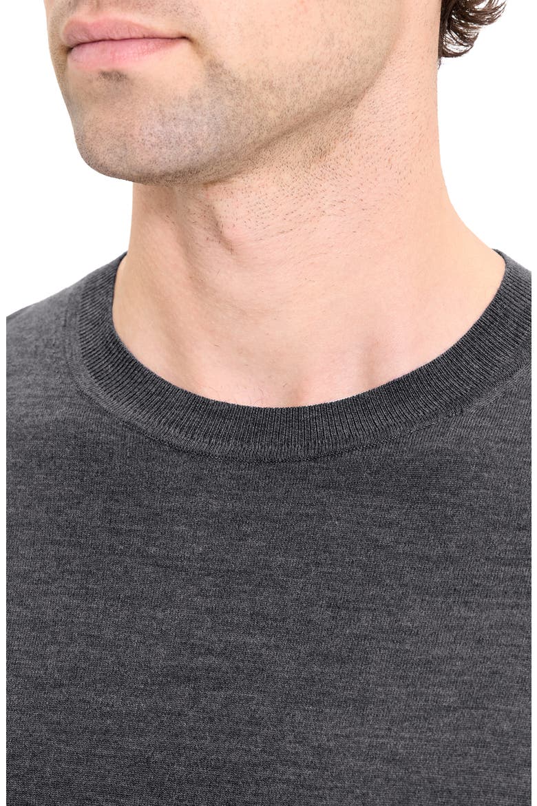 Regal Wool Crewneck Sweater, Alternate, color, DARK GREY MELANGE