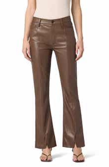 Blair High Waist Faux Leather Bootcut Pants