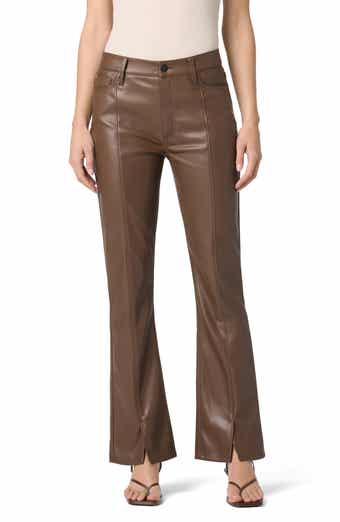 Blair High Waist Faux Leather Bootcut Pants