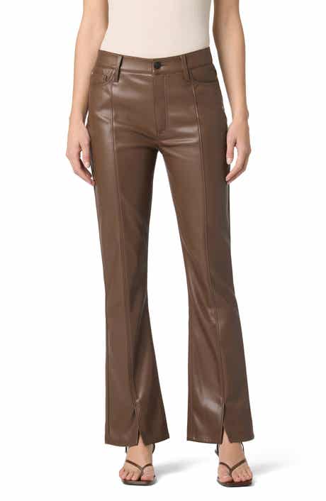 Blair High Waist Faux Leather Bootcut Pants