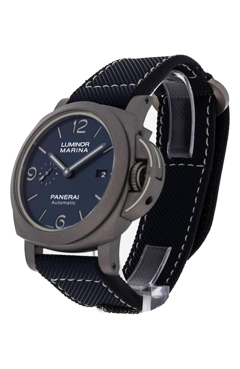 Watchfinder & Co. Panerai Preowned Luminor Marina Textile Strap Watch, 44mm, Alternate, color,