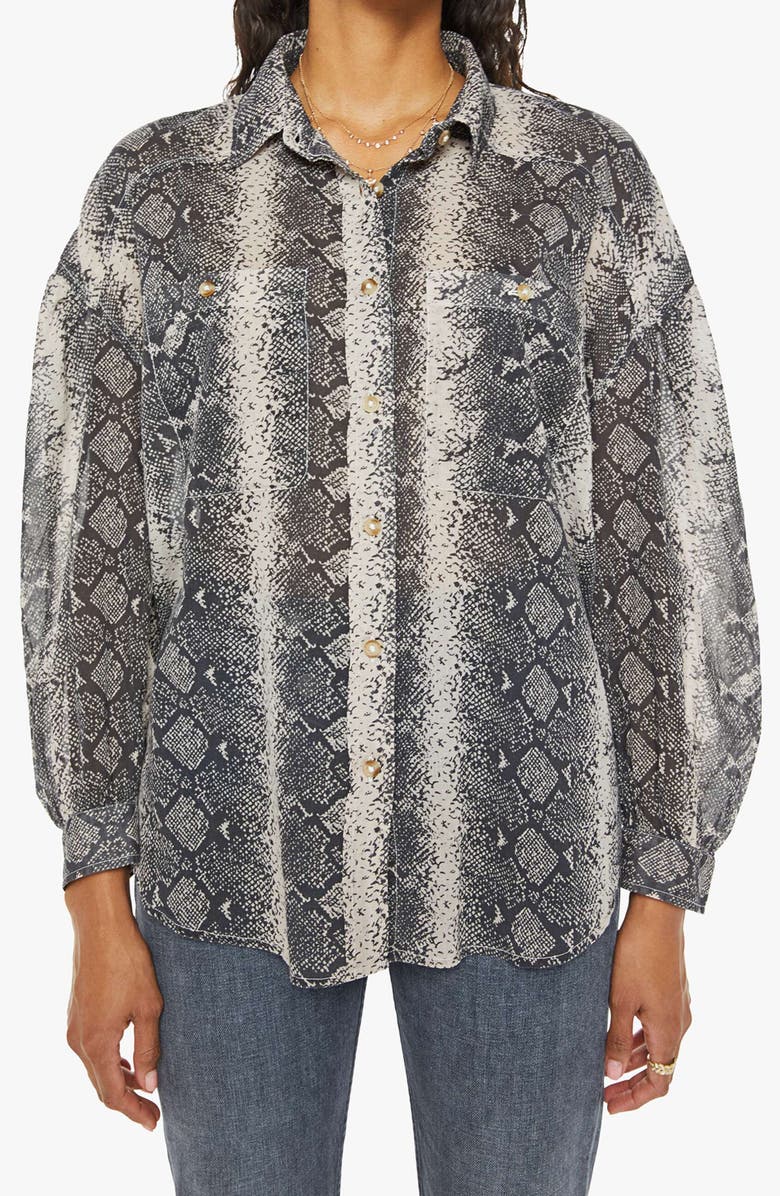 MOTHER The Thin Veil Button-Up Shirt, Main, color, 