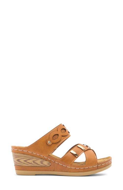 Shop Extreme By Eddie Marc Buckle Wedge Slide Sandal