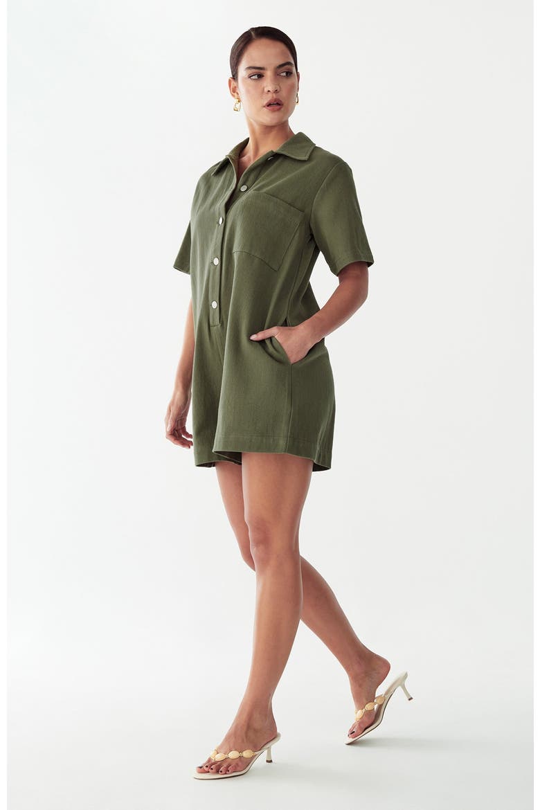 Sandra Romper, Alternate, color, Olive