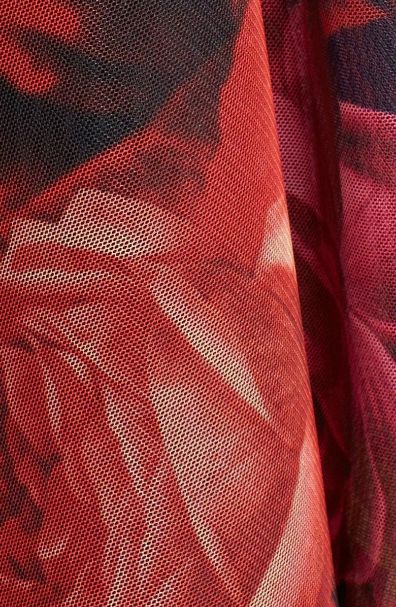 Ted Baker London 'Ondra - Juxtapose Rose' Tutu Midi Skirt, Alternate, color, 