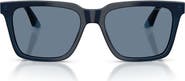 Emporio Armani 56mm Polarized Square Sunglasses