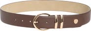 Vince Camuto Classic Pebbled Belt