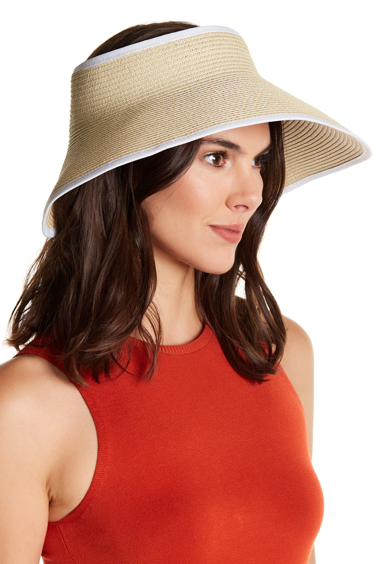 Roll-Up Straw Visor