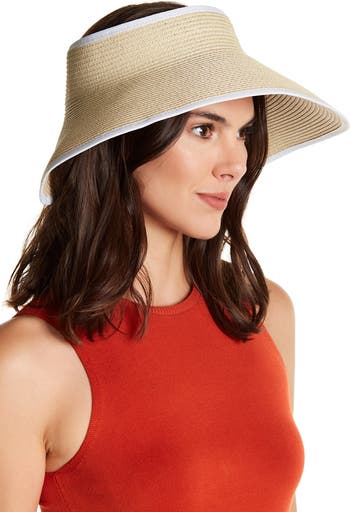 NORDSTROM RACK Roll-Up Straw Visor | Nordstromrack display picture 1