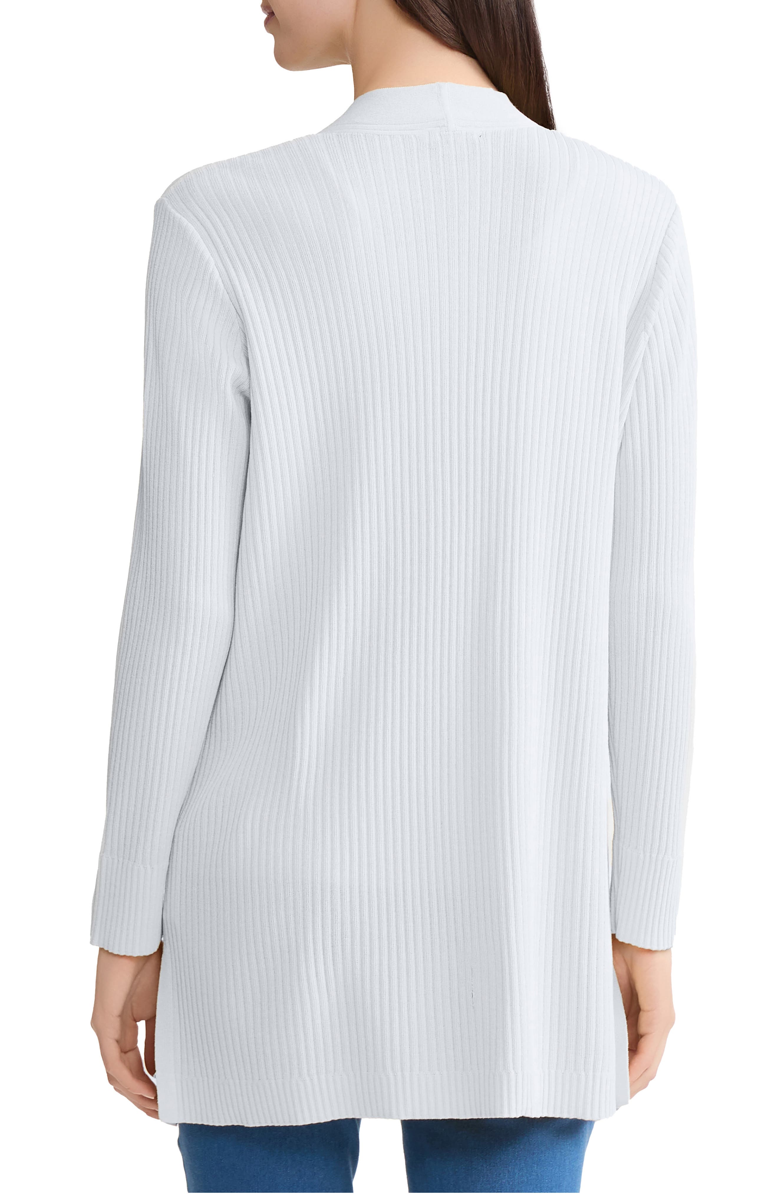 Sutton Open Front Rib Knit Cardigan - image 2